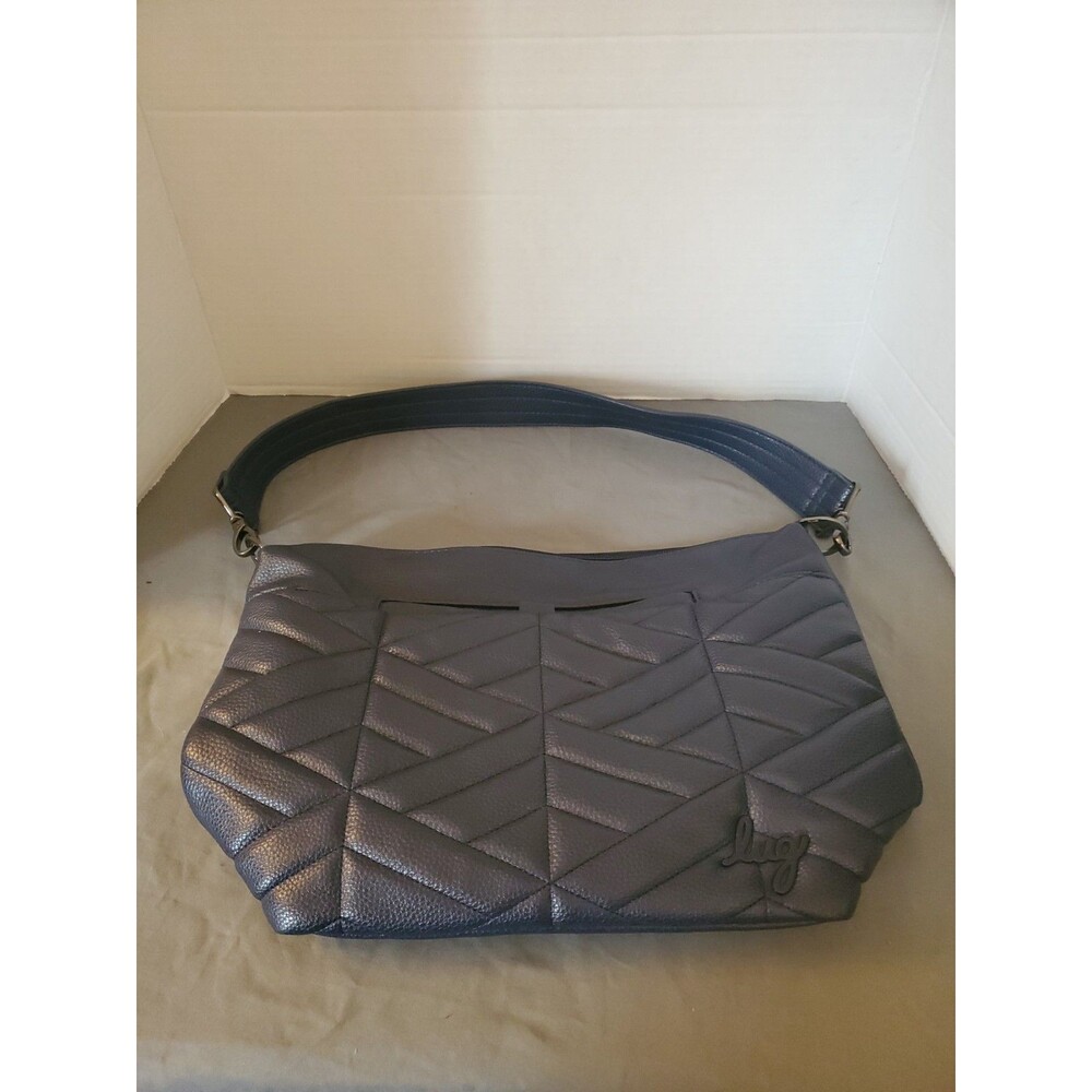 Lug Flare XL VL Crossbody Bag for Women, Navy Blue, Spacious Zippered Compartmen